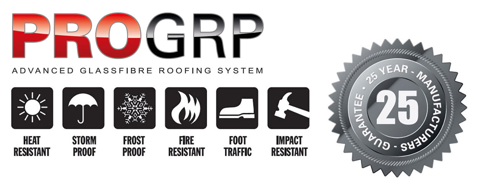 ProGRP 25-year guarantee for GRP flat roofing in Cudham